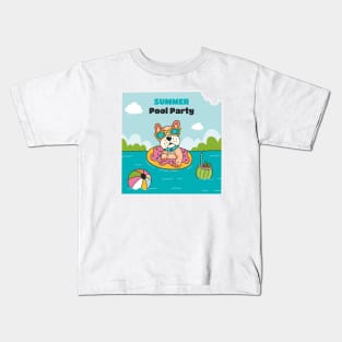 Party Pet Beach Swiming Kids T-Shirt